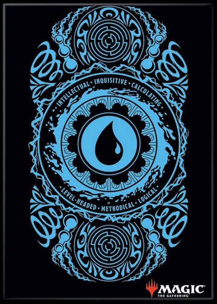 Magic the Gathering Blue Island Mana Licensed Magnet