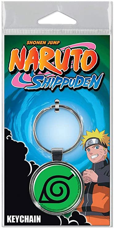 Naruto Leaf Village Emblem Keychain