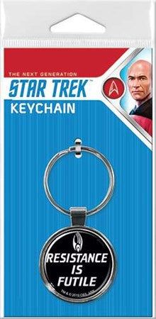 Star Trek The Next Generation Resistance Is Futile Keychain