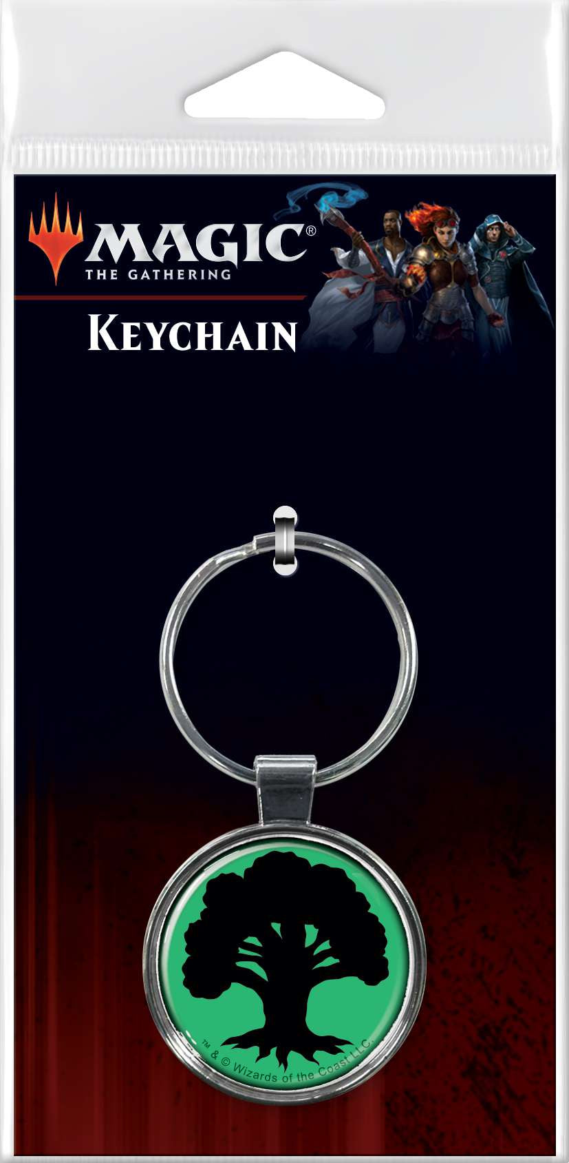 Magic the Gathering Tree Mana Keychain