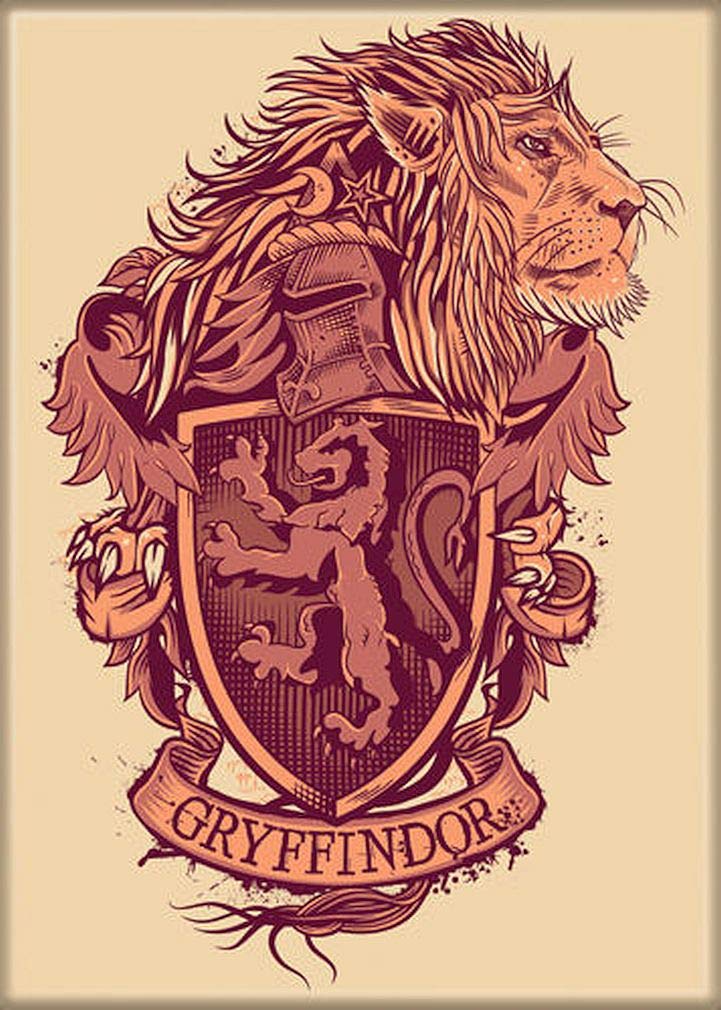Harry Potter Gryffindor Alternate Crest Magnet