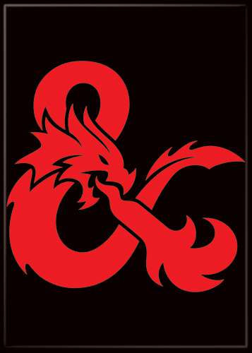 Dungeons & Dragons Dragon Ampersand Magnet