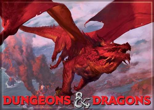 Dungeons & Dragons Red Dragon Magnet