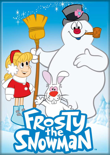 Frosty the Snowman Cast on Blue