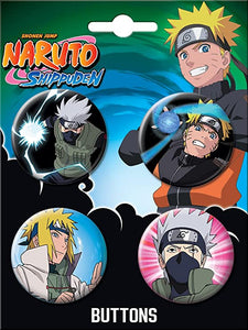 Naruto 4 Button Set 2