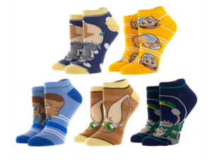 Avatar The Last Airbender 5 Pair Ankle Socks