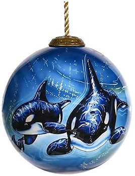 Orca Christmas Ornament