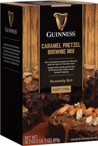Guinness Caramel Pretzel Brownie Mix