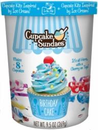 Birthday Cake Cupcake Sundaes