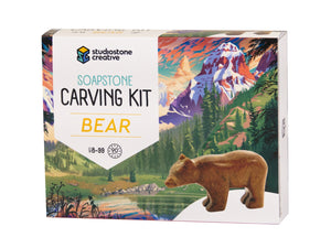 Studiostone Creative Soapstone Carving Kit- Bear
