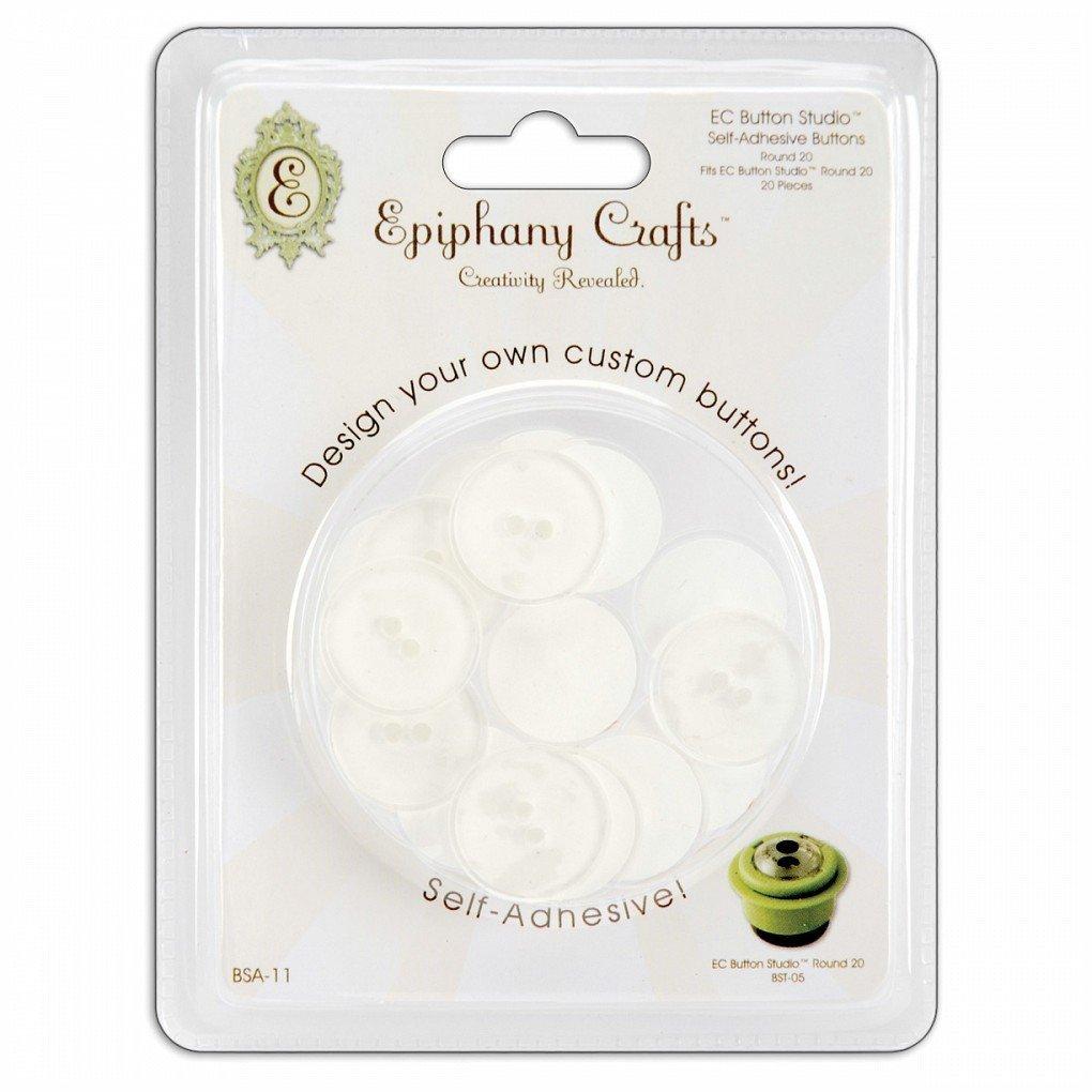 Epiphany Crafts Self-Adhesive Round Buttons
