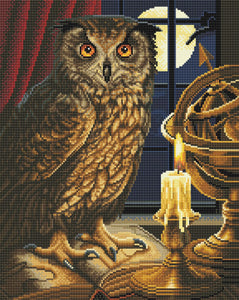 Crystal Art Large - The Astrologer Owl Kit