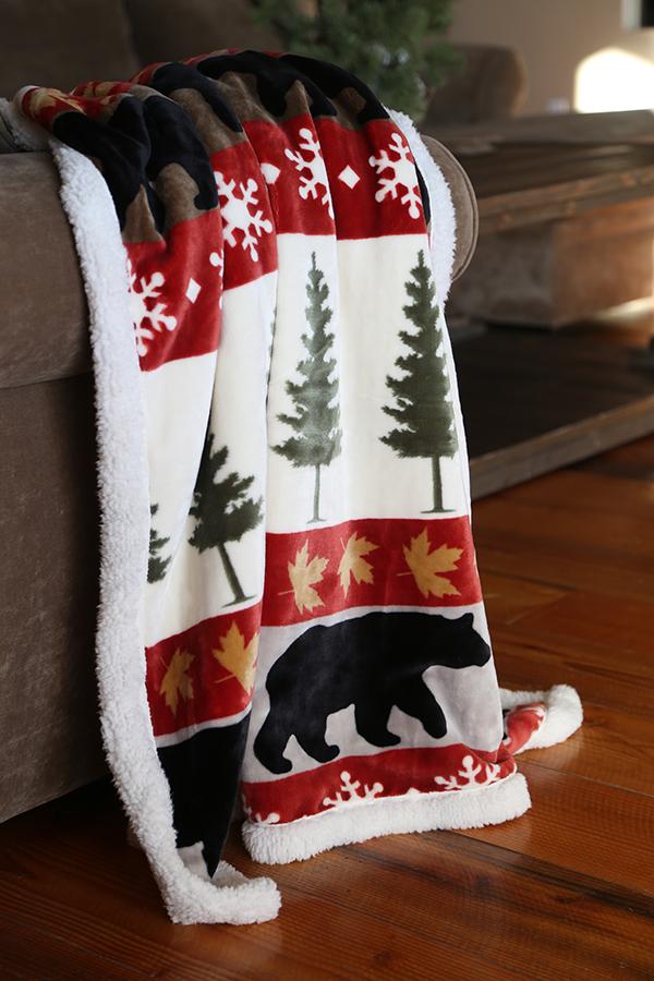 Carstens Tall Pine Blanket Throw