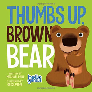 Hello Genius Thumbs Up Brown Bear