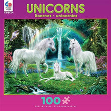 Load image into Gallery viewer, Ceaco Rainbow Unicorn Family Puzzle (100 Piece)