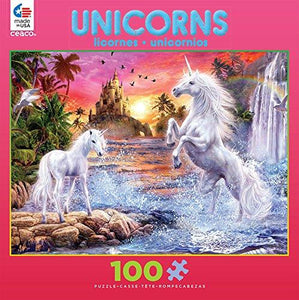 Ceaco Unicorn Waterfall Sunset (100 Piece)