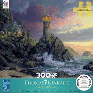 300 Piece Oversized Thomas Kinkade Inspirations Puzzle- Rock of Salvation