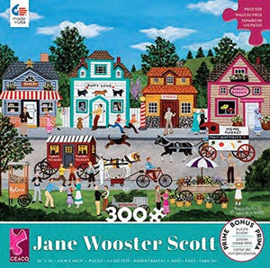 300 Piece Oversize Jane Wooster Scott Puzzle- Happy Go Lucky