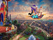 Load image into Gallery viewer, 300 Piece Oversized Thomas Kinkade Disney Princess Puzzle-Alladin