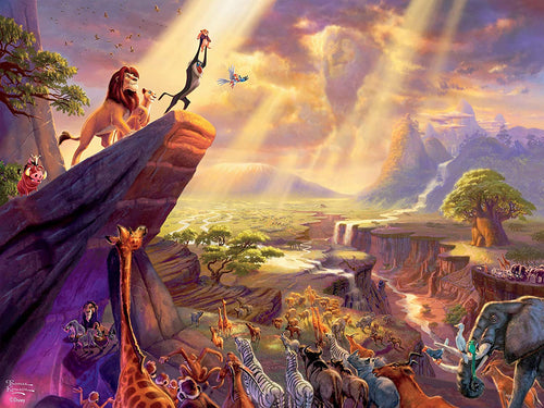 300 Piece Oversized Thomas Kinkade Disney Puzzle- Lion King