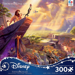 300 Piece Oversized Thomas Kinkade Disney Puzzle- Lion King