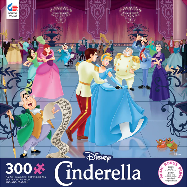 DISNEY 300 OVERSIZED PIECES - CINDERELLA - 300 PC PUZZLE