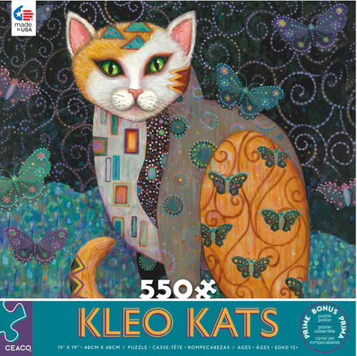 KLEO KATS- FLUTTER - 550 PC PUZZLE