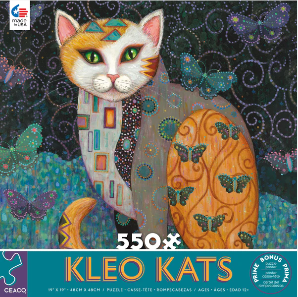 KLEO KATS- FLUTTER - 550 PC PUZZLE