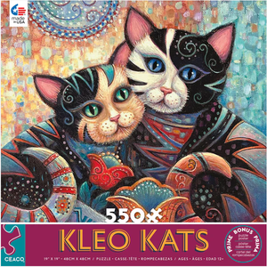 KLEO KATS- KINDRED SPIRITS - 550 PC PUZZLE
