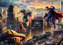 Load image into Gallery viewer, 1000pc Thomas Kincade Justice League Puzzle-Superman Man of Steel