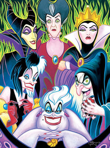 Disney Fine Art Lady Villans Puzzle - 1000 Pieces