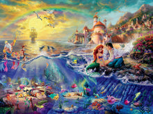 Load image into Gallery viewer, 1500 piece Thomas Kinkade Disney Little Mermaid Puzzle