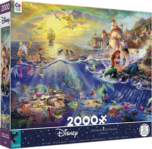 Disney Thomas Kinkade The Little Mermaid 2000pc Puzzle