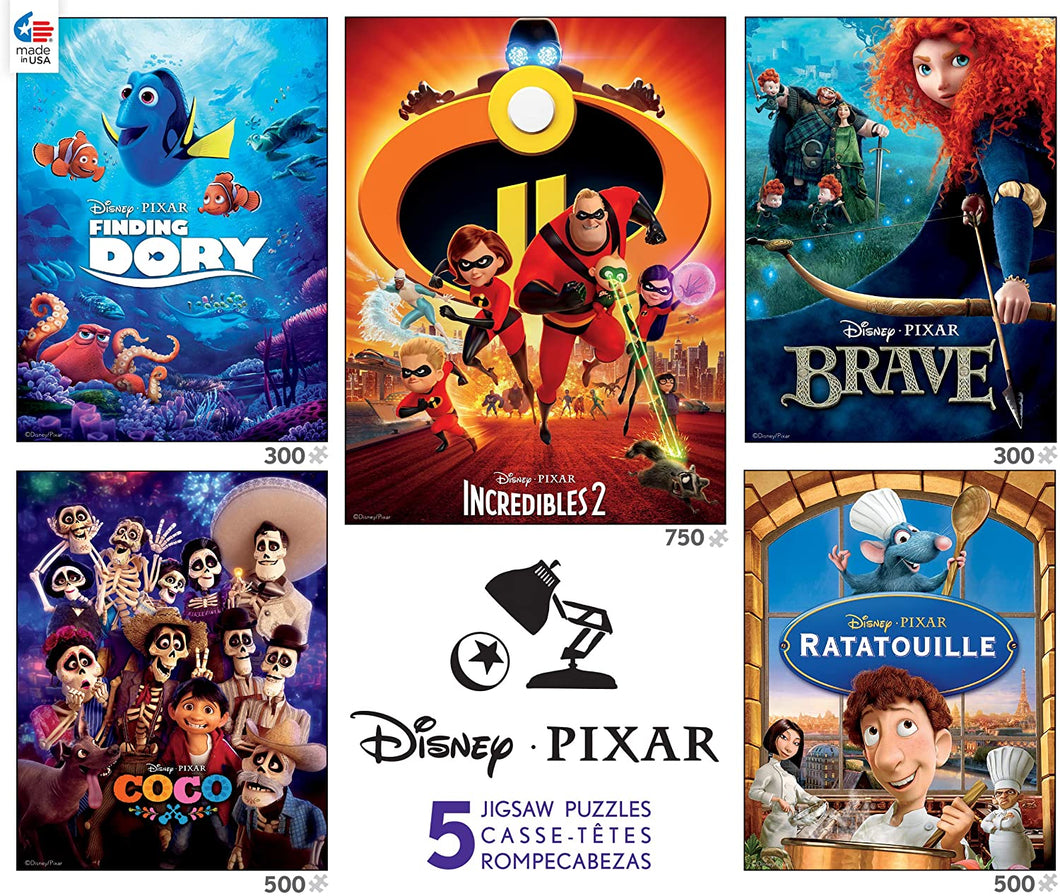 Disney  5 in 1 Multi Pack Jigsaw Puzzle Incredibles