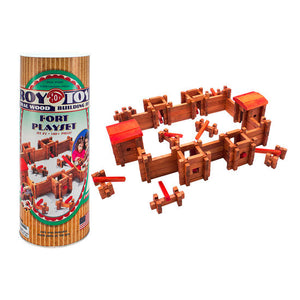 Roy Toy Fort Canister (140+ pieces)