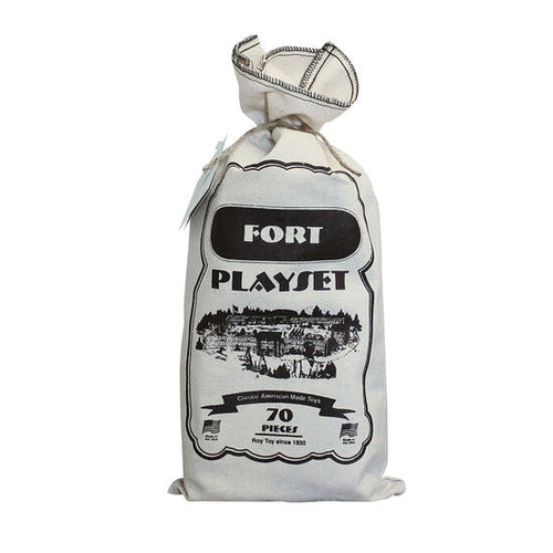 ROY TOY FORT POUCH 70pc Set
