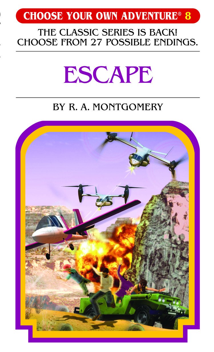 Choose Your Own Adventure Book-Escape