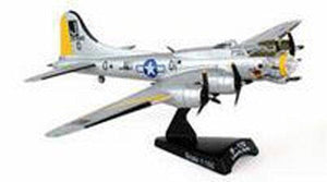 Postage Stamp B-17G Flying Fortress "Liberty Belle" Die Cast Model Airplane