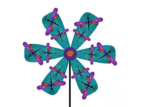 Real Wood Dragonflies Spinwheel