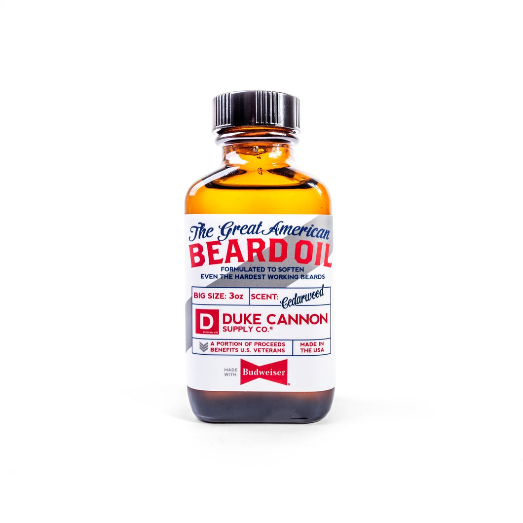 Great American Beard Oil - Made With Budweiser