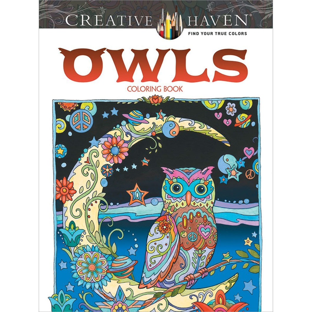 Creative Haven Owls Coloring Book - Freedom Day Sales