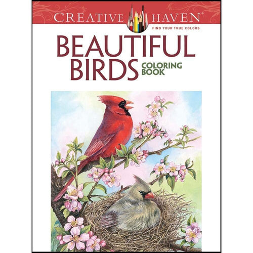 Creative Haven Beautiful Birds Coloring Book