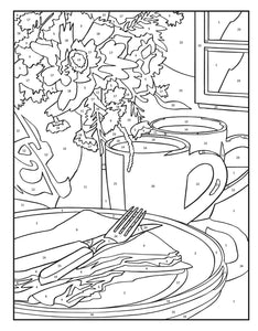 Creative Haven Still Life Color By Number