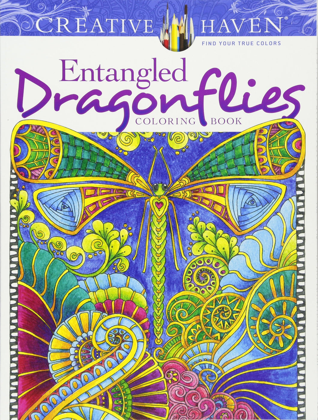 Creative Haven Entangled Dragonflies Coloring Book