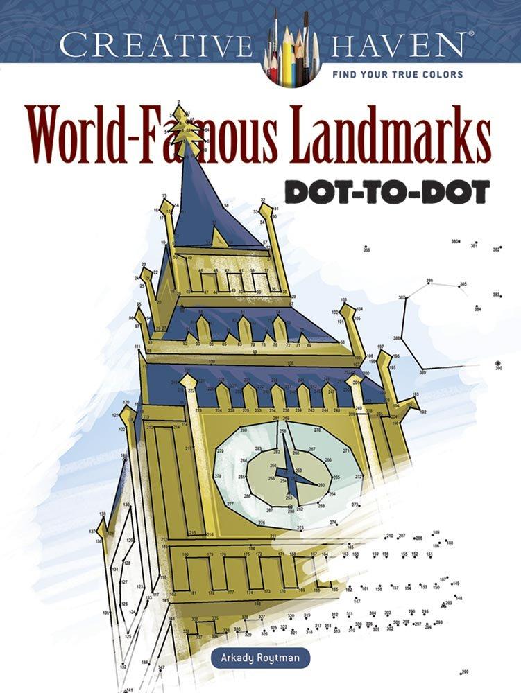 Creative Haven Famous Landmarks Dot to Dot Book