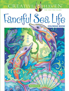 Creative Haven Fanciful Sealife Coloring Book