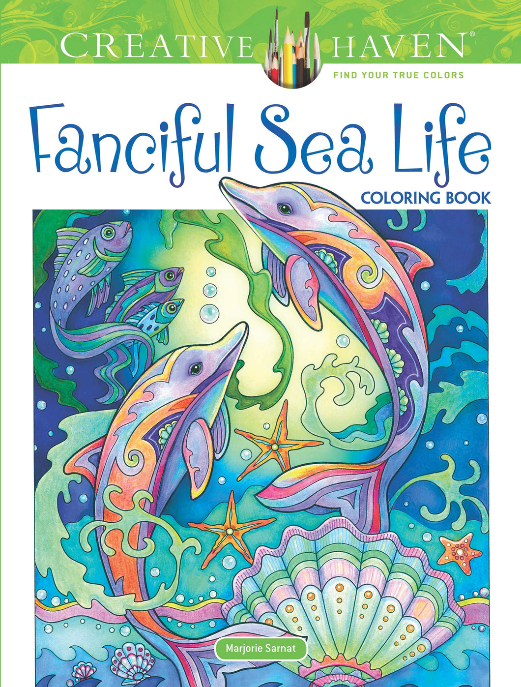 Creative Haven Fanciful Sealife Coloring Book