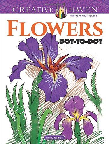 Creative Haven Flowers Dot to Dot Book