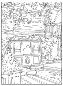 Creative Haven City Sights Color By Number Coloring Book