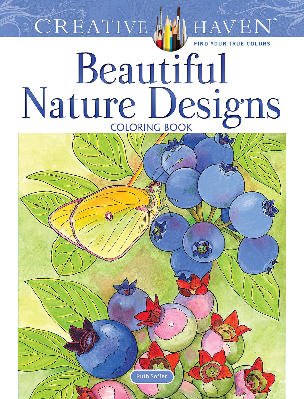 Creative Haven Beautiful Nature Designs Coloring Book